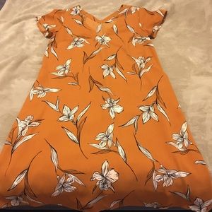 Orange Summer Dress Size S